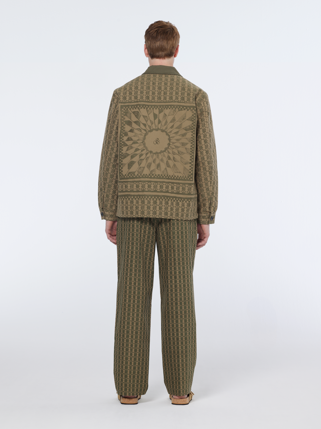 Jacquard Cotton-Blend Jacket