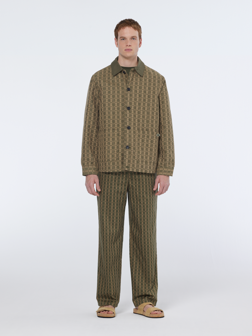 Jacquard Cotton-Blend Jacket