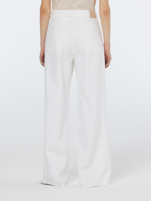 The Wave Wide Leg Jeans | Faded White