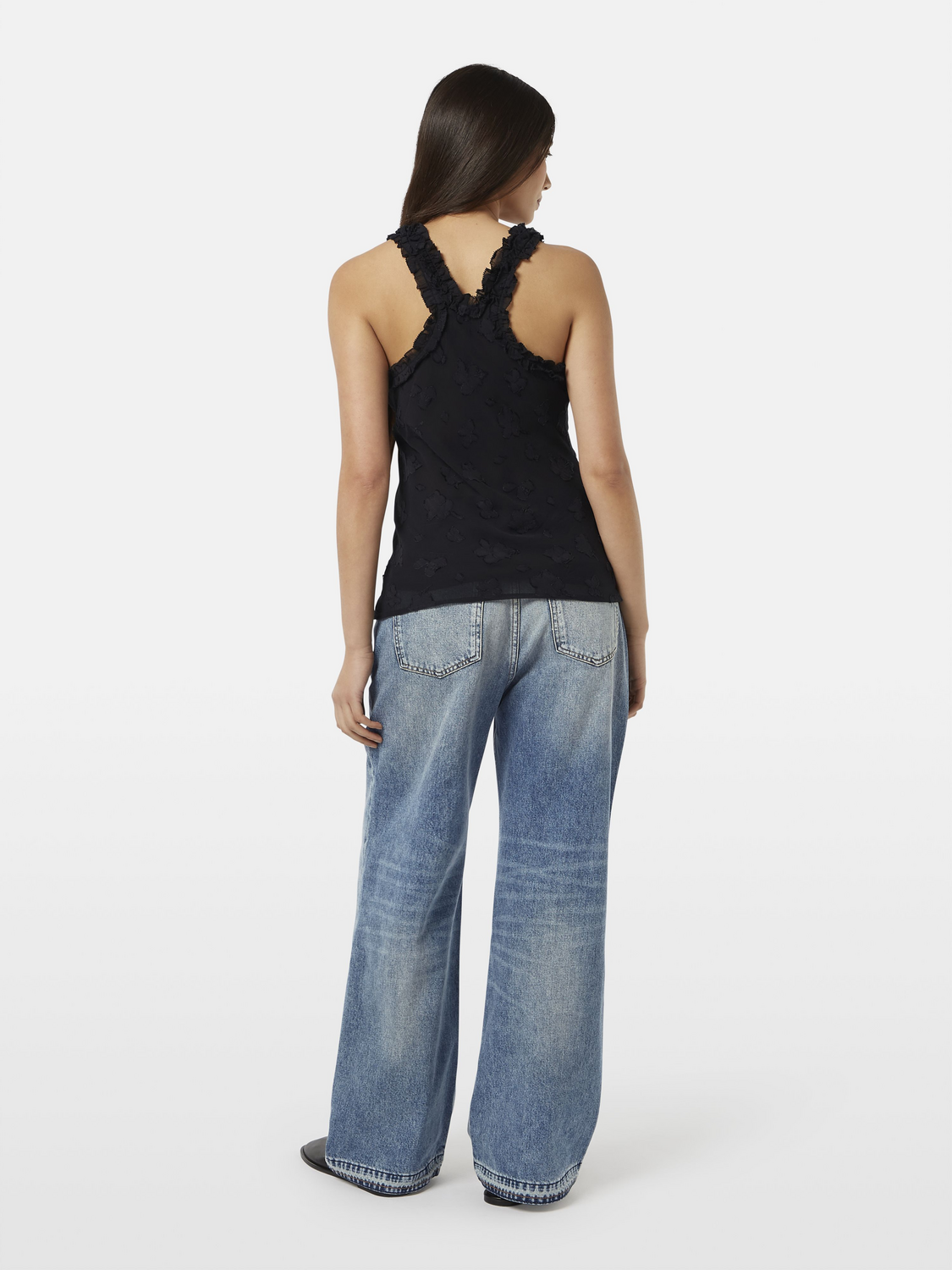 Ruffled Tank Top