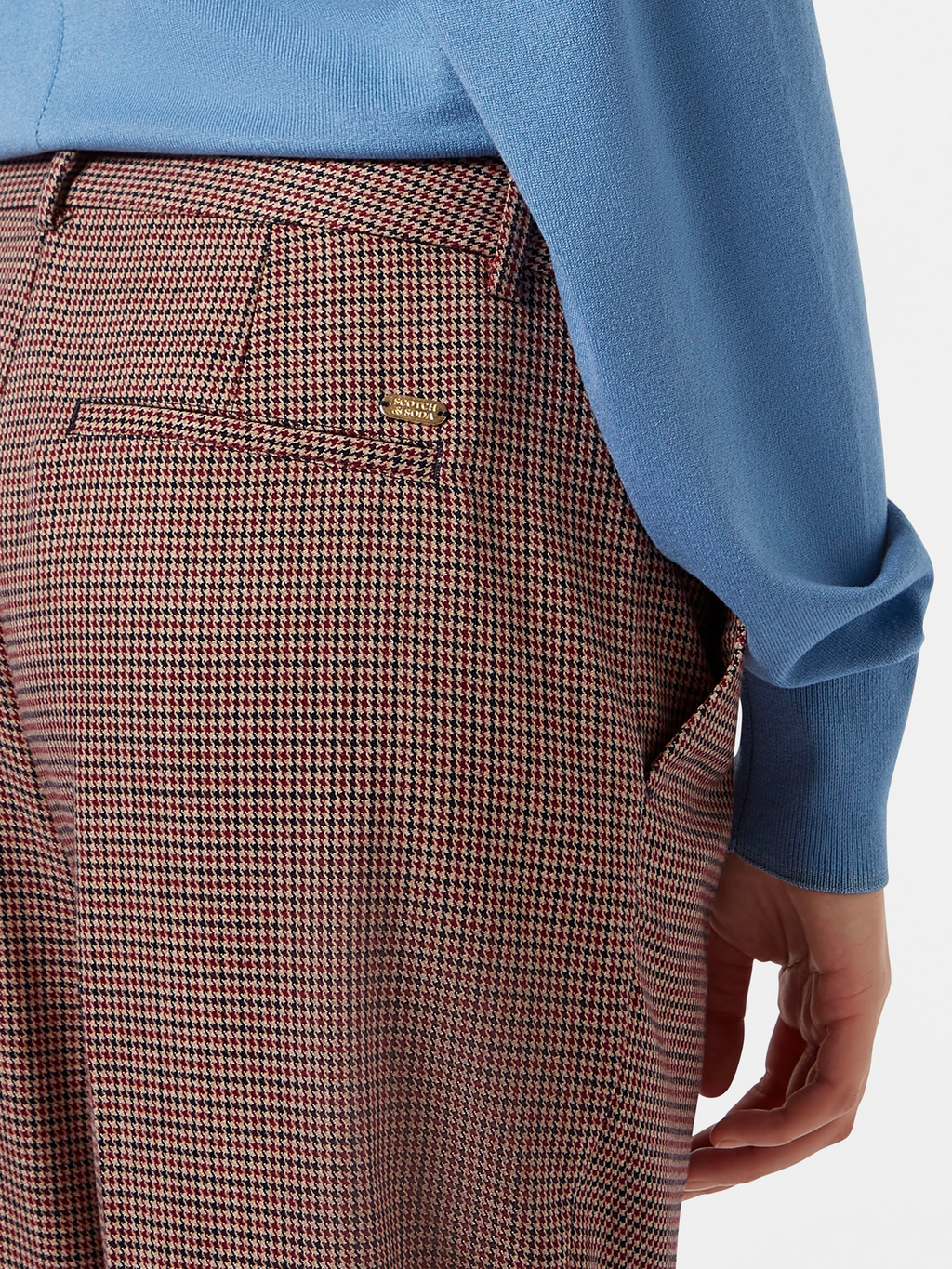 Pantalon à carreaux slim Lowry