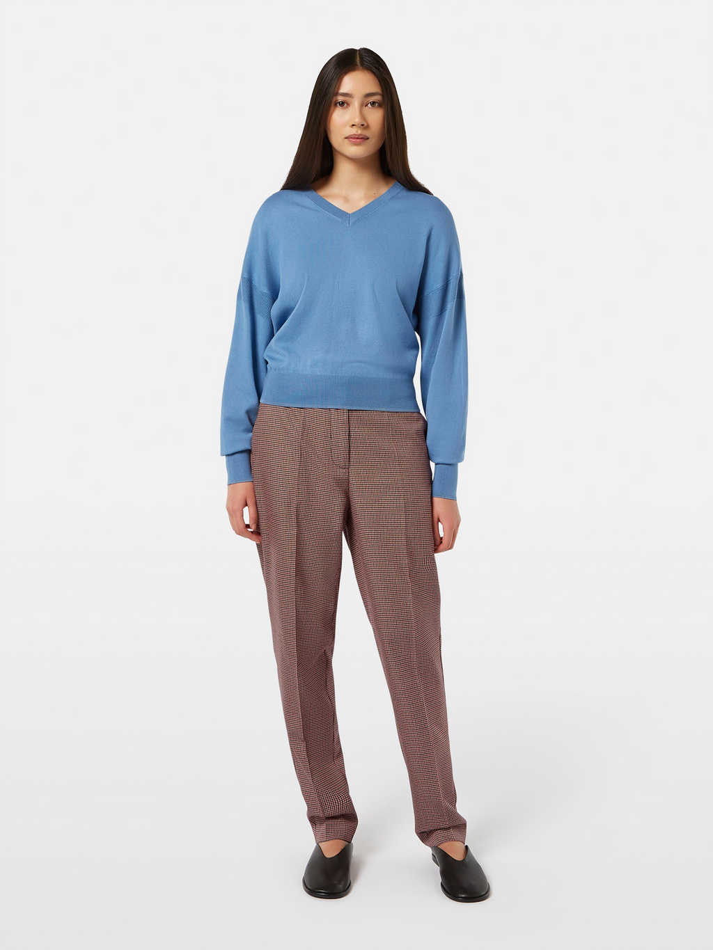 Pantalon à carreaux slim Lowry