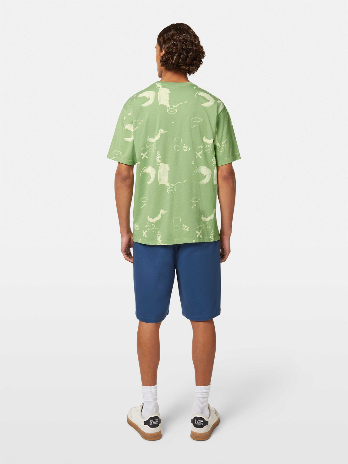 Relaxed-Fit Abstract Printed T-Shirt