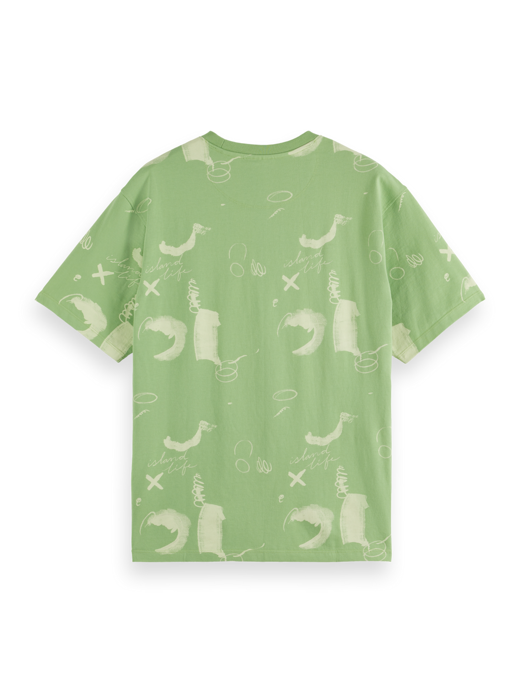 Relaxed-Fit Abstract Printed T-Shirt