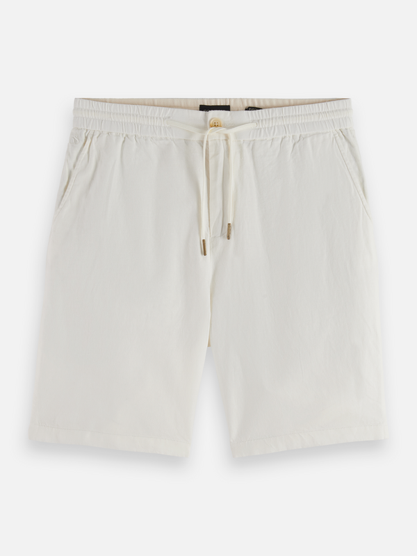Essentials — Fave - Cotton-Linen Twill Bermuda Short