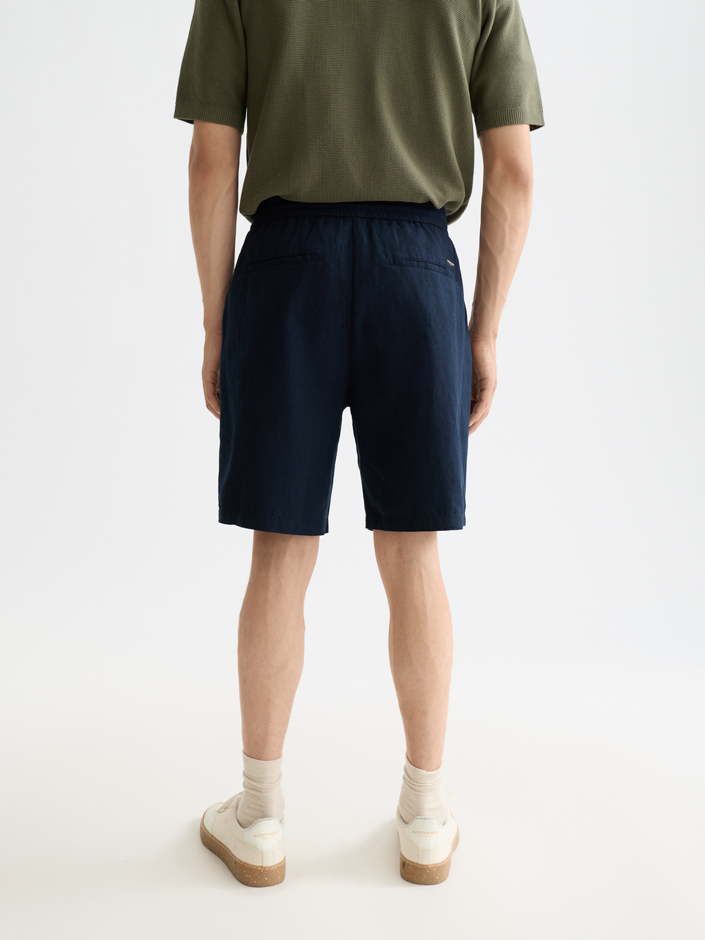 Core - Fave - Short Bermuda en twill de coton et lin