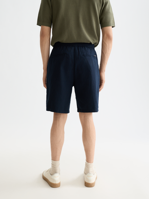 Essentials — Fave - Cotton-Linen Twill Bermuda Short