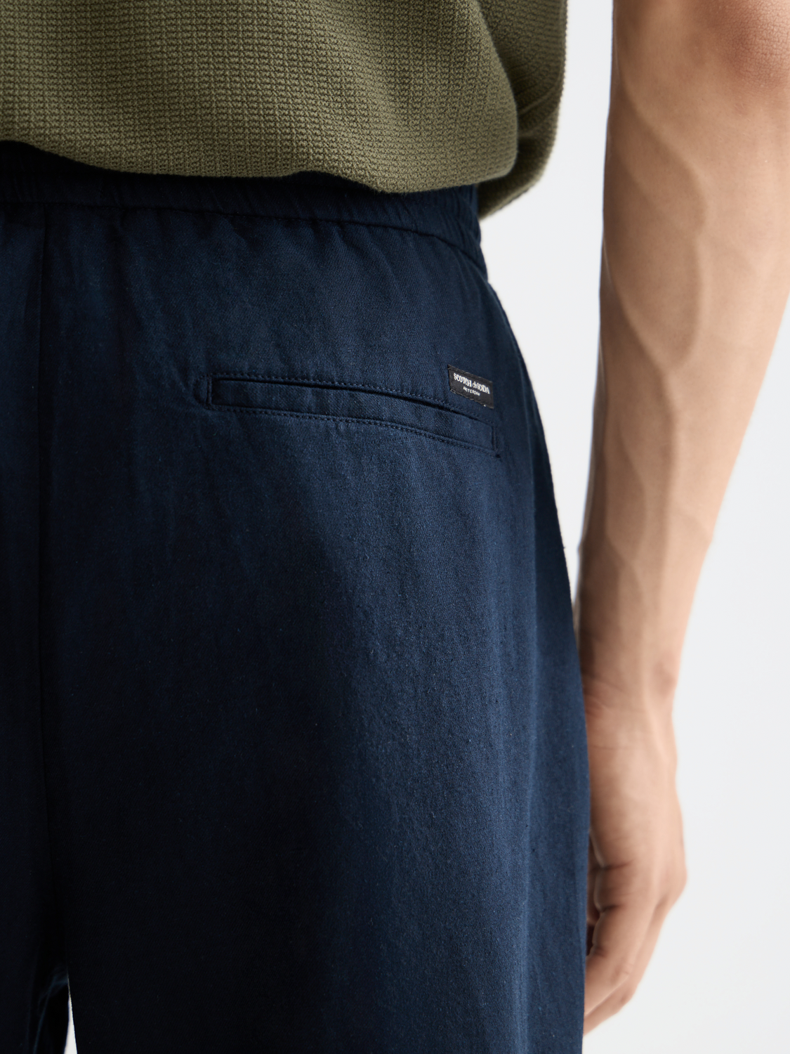 Core - Fave - Short Bermuda en twill de coton et lin