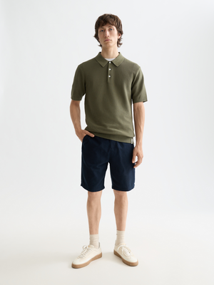 Essentials — Fave - Cotton-Linen Twill Bermuda Short