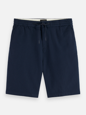 Essentials — Fave - Cotton-Linen Twill Bermuda Short