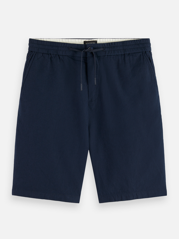 Essentials — Fave - Cotton-Linen Twill Bermuda Short