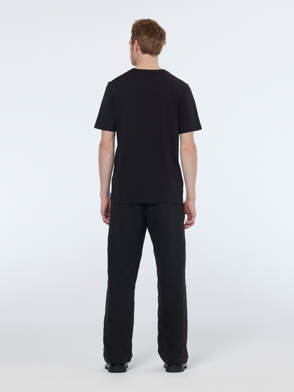 Jacquard Terry Relaxed Straight Fit Sweatpant