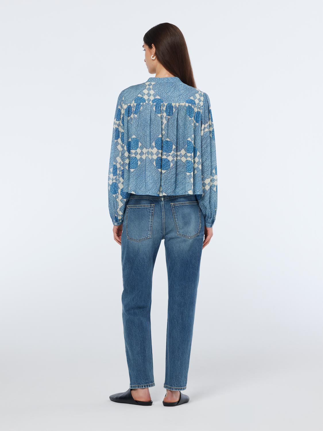 Quilted Pintuck Shirt