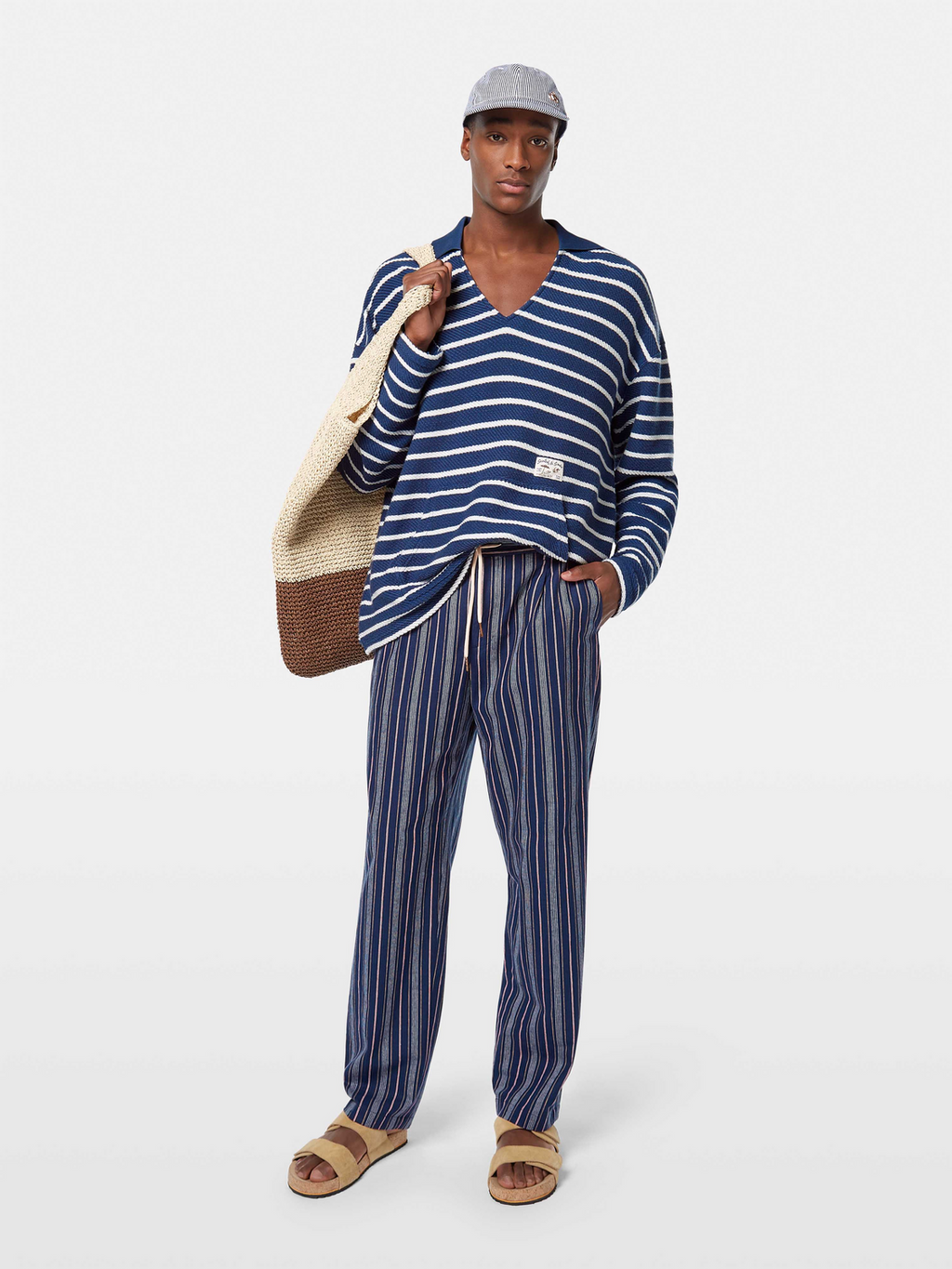 Loose-Fit Loop Terrycloth Sweatshirt