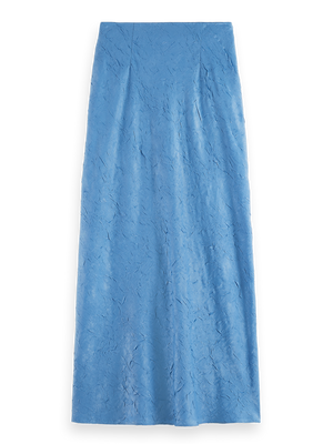 Crushed Satin Skirt