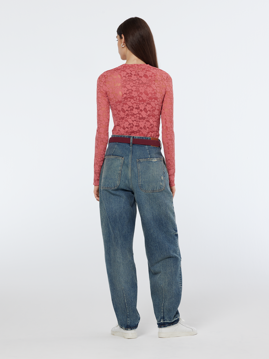 Floral Lace Long Sleeve Shirt