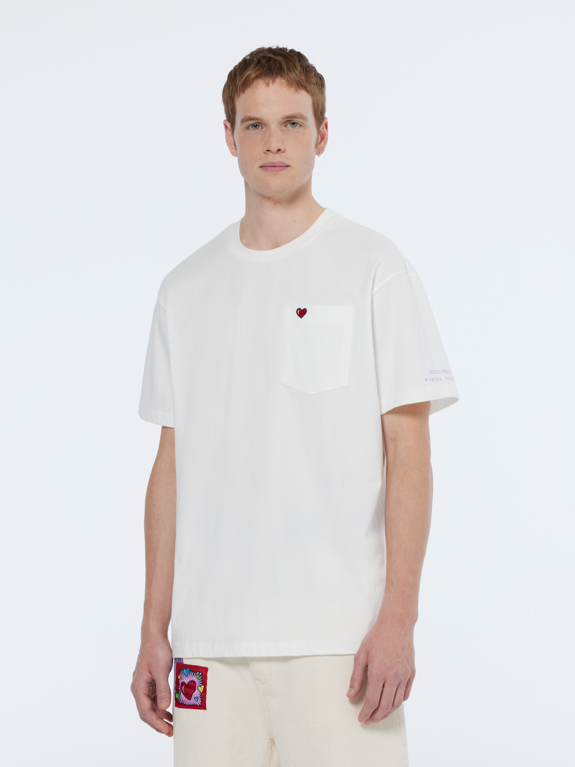 Scotch & Soda x Burton Morris Heart Pocket T-Shirt