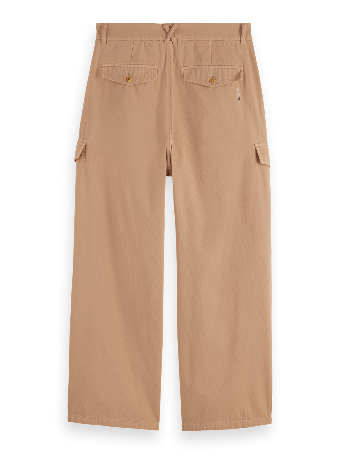 Daze Garment-Dyed Herringbone Cargo Pant