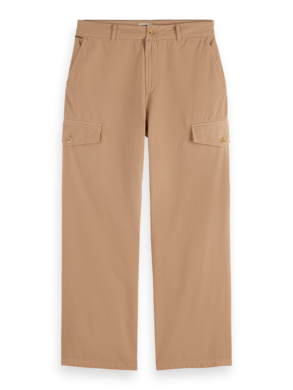 Daze Garment-Dyed Herringbone Cargo Pant