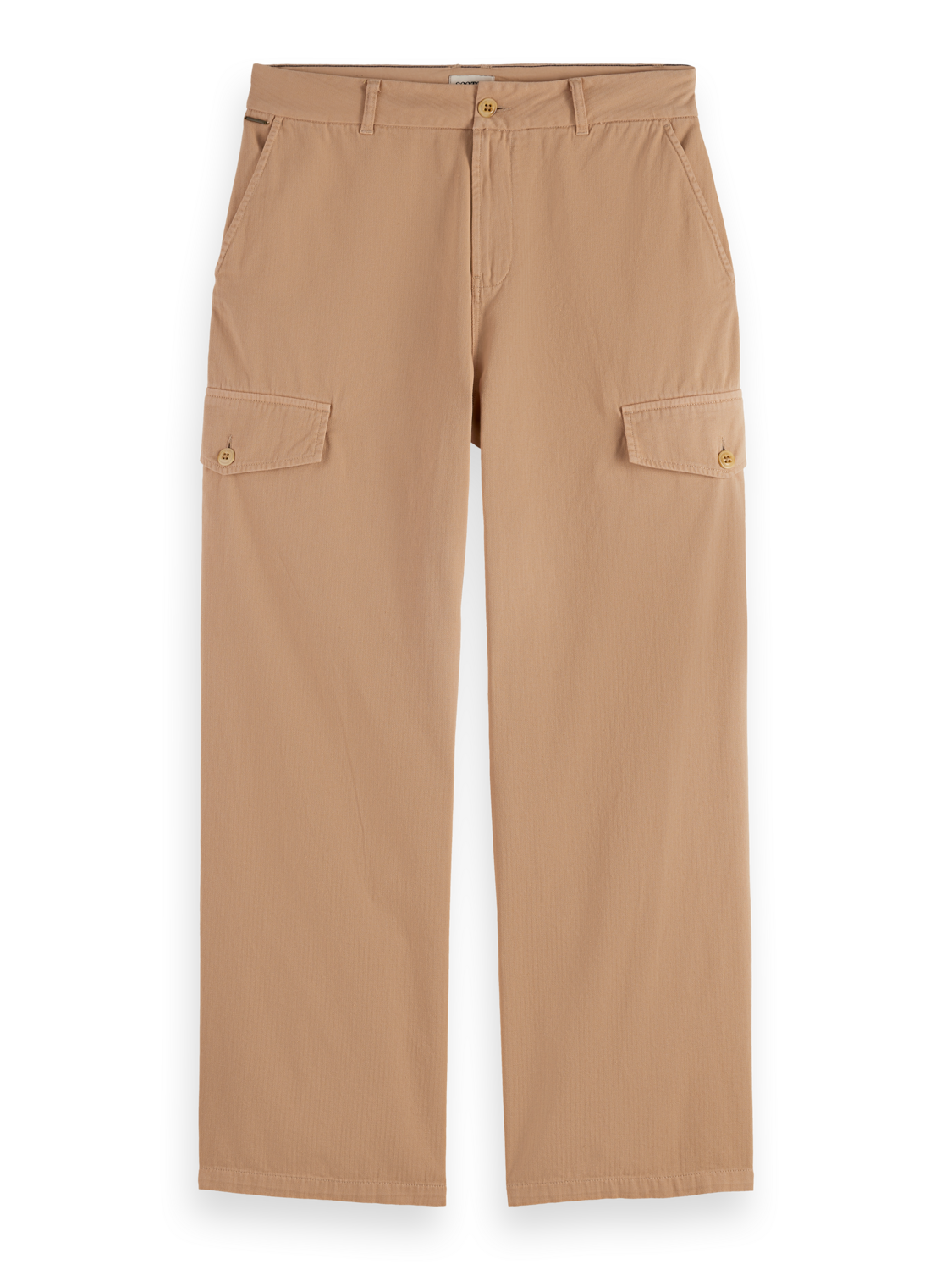 Daze Garment-Dyed Herringbone Cargo Pant