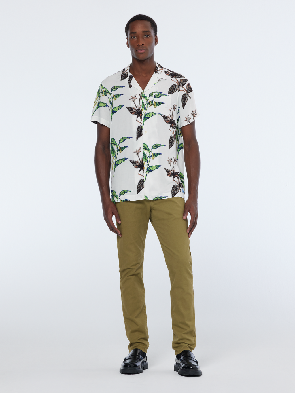 Ralston Washed Cotton Blend Chino Pant