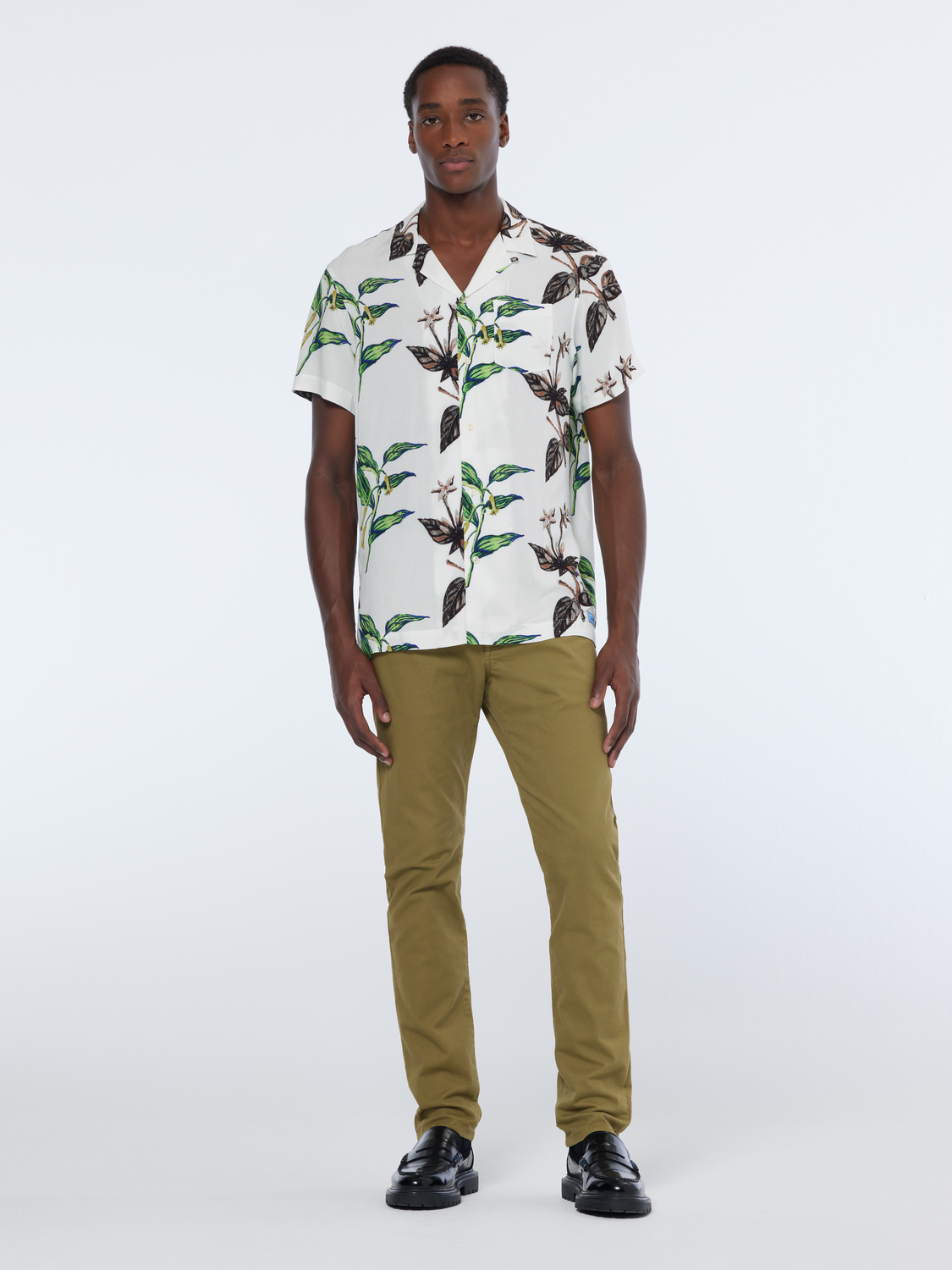 Ralston Washed Cotton Blend Chino Pant