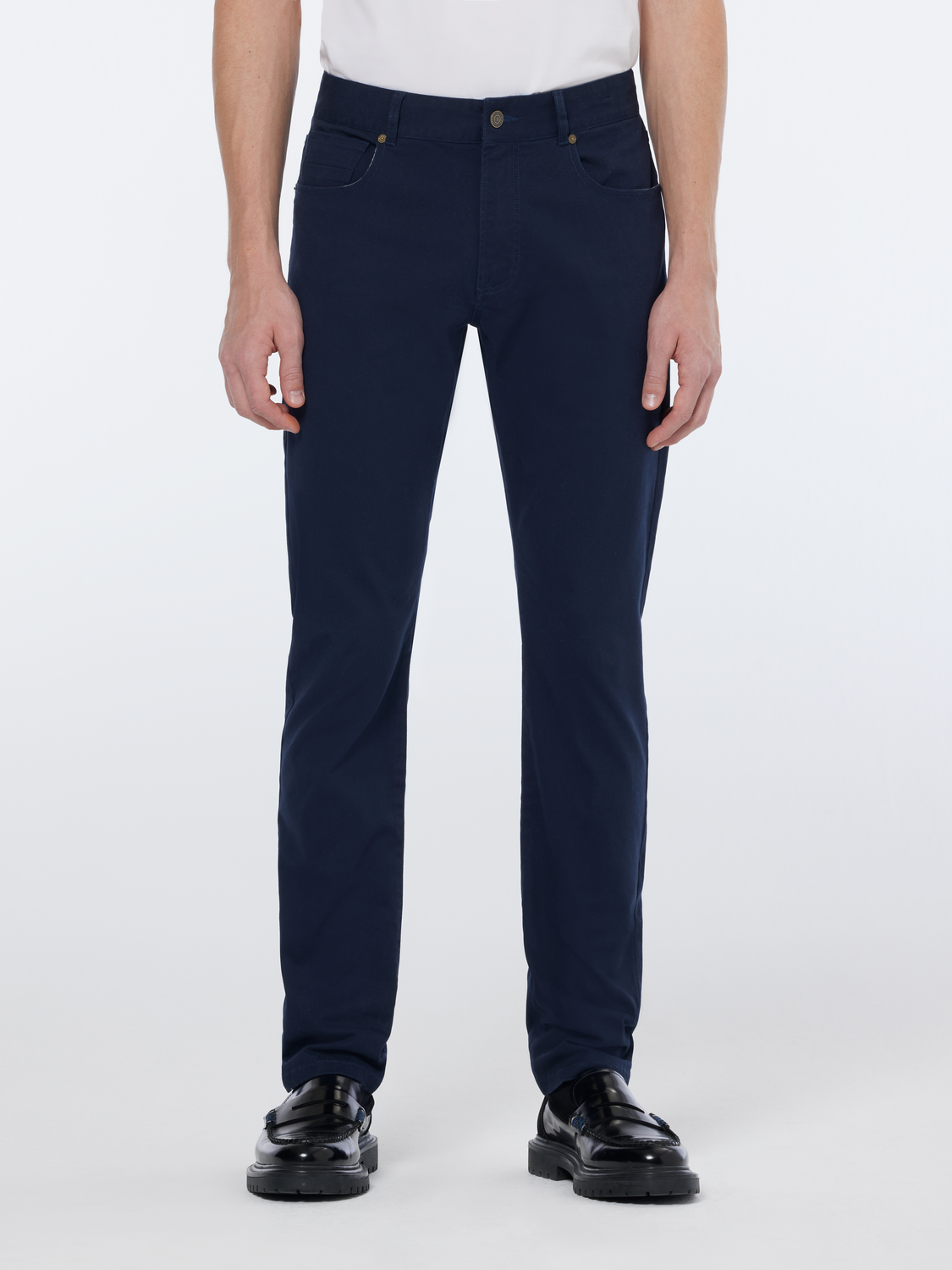 Ralston Washed Cotton Blend 5-Pocket Chino