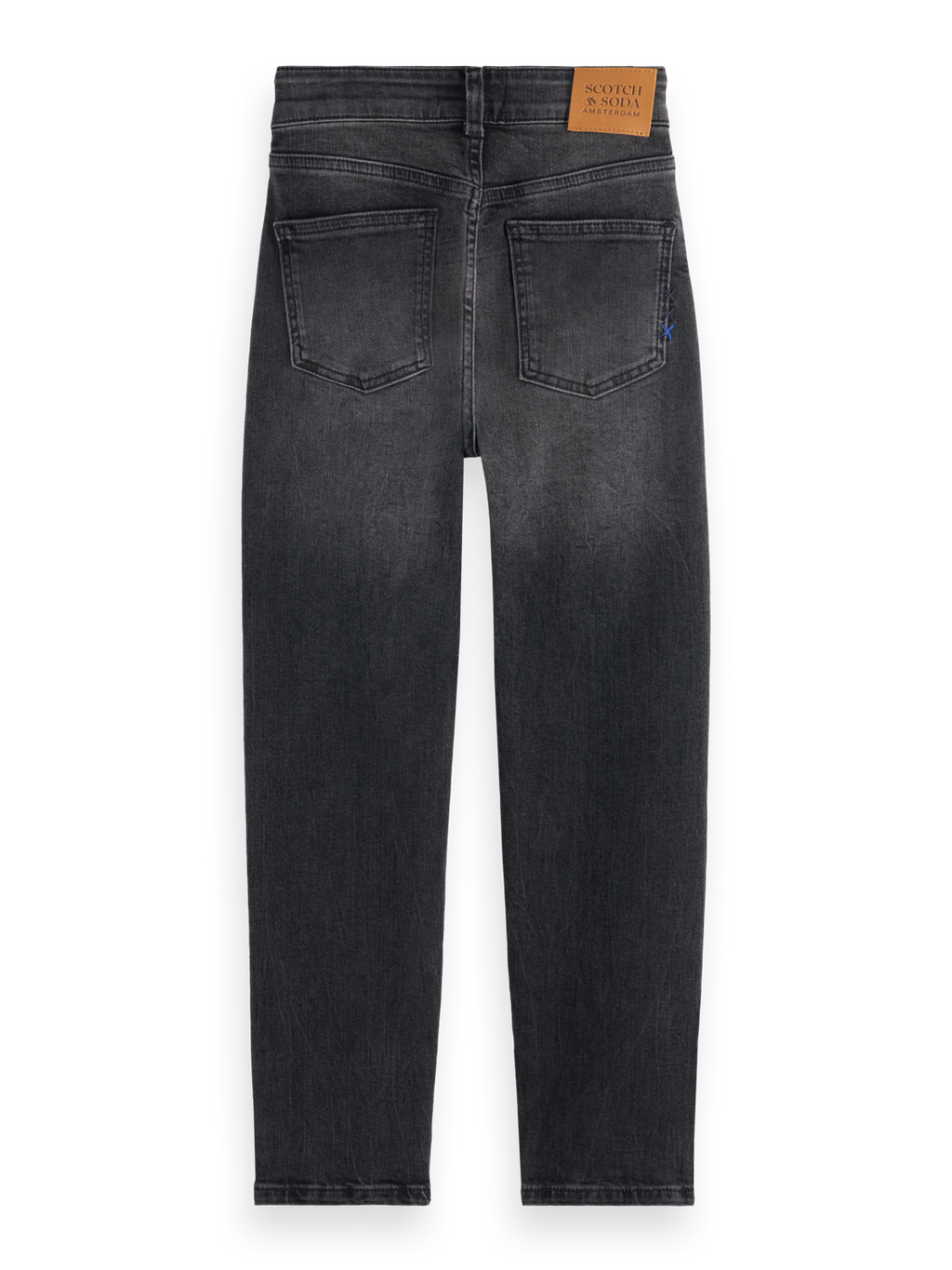 Boys' Essentials Dean Loose Tapered Jeans - Black Night