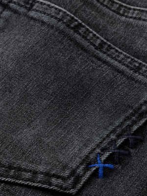 Boys' Essentials Dean Loose Tapered Jeans – Black Night