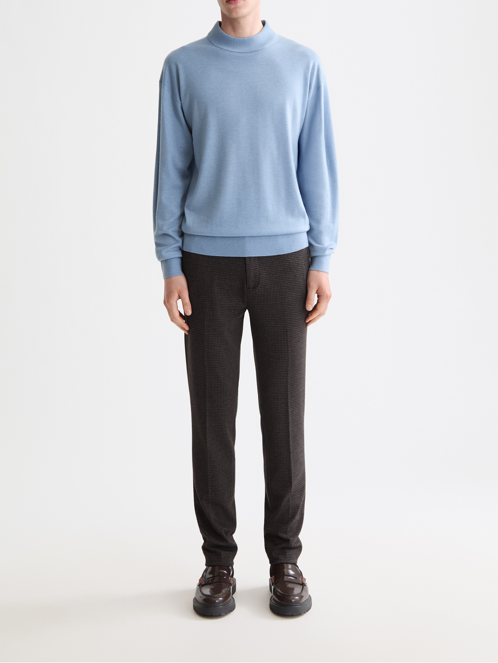 Seasonal Core – Mott – Tailored-Jersey-Garngefärbter-Chino