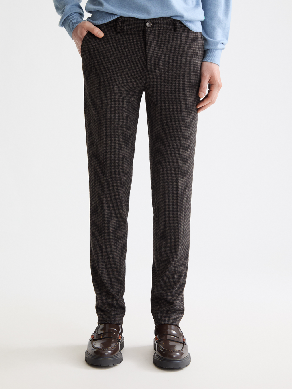 Seasonal Core – Mott – Tailored-Jersey-Garngefärbter-Chino