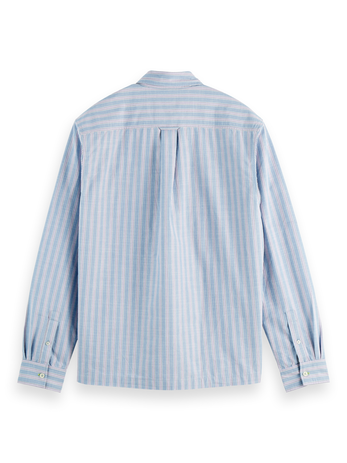 Graphic Patchwork Striped Oxford