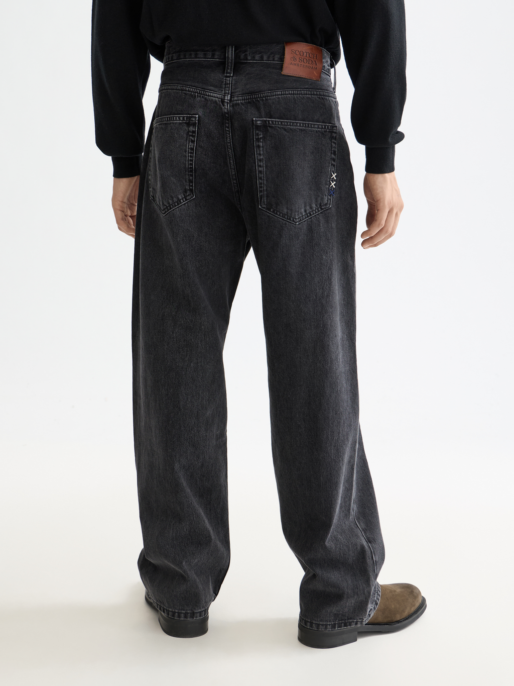 Core The Pitch Loose Fit Jeans — Black Buzz