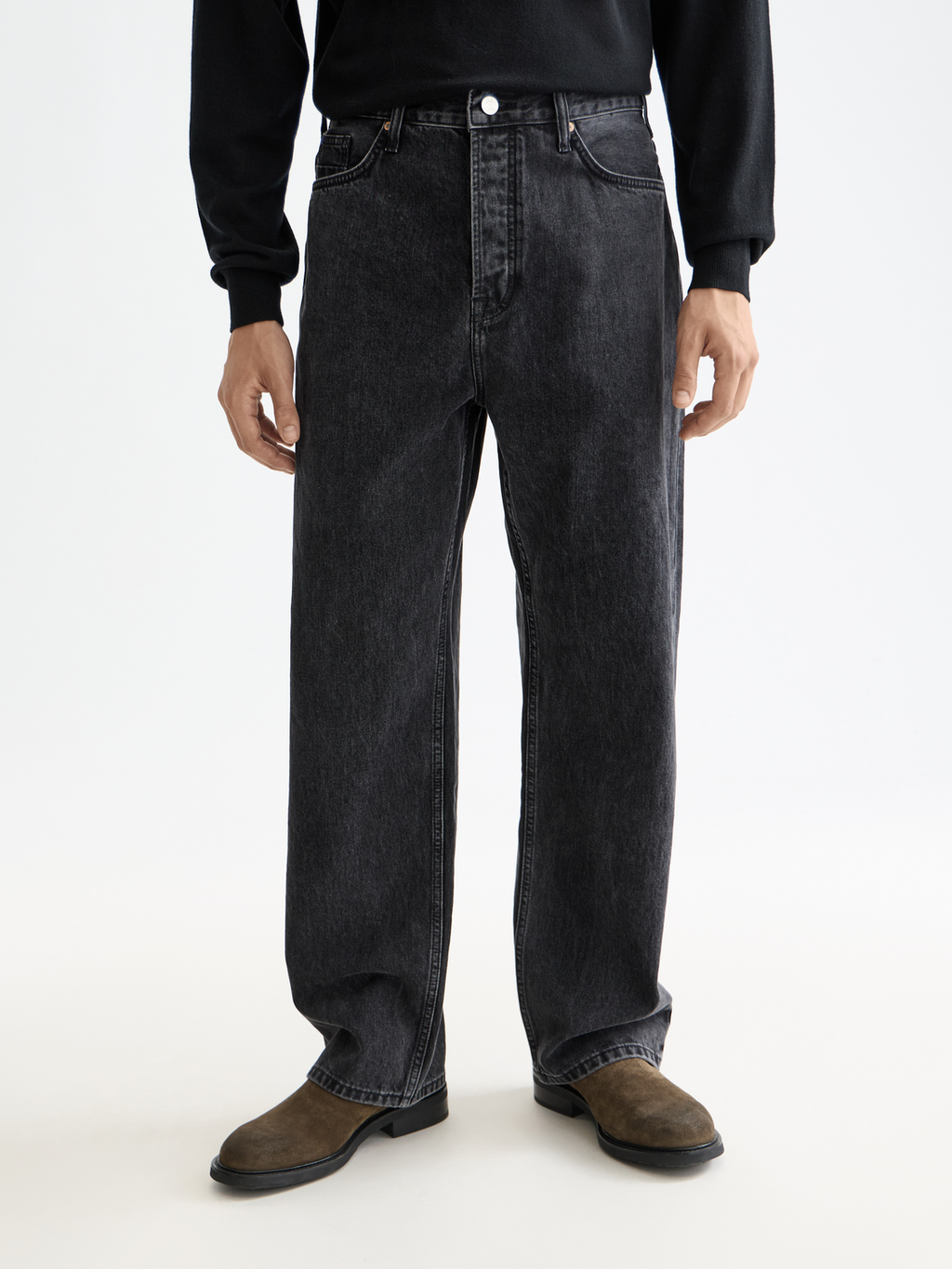 Core The Pitch Loose Fit Jeans — Black Buzz