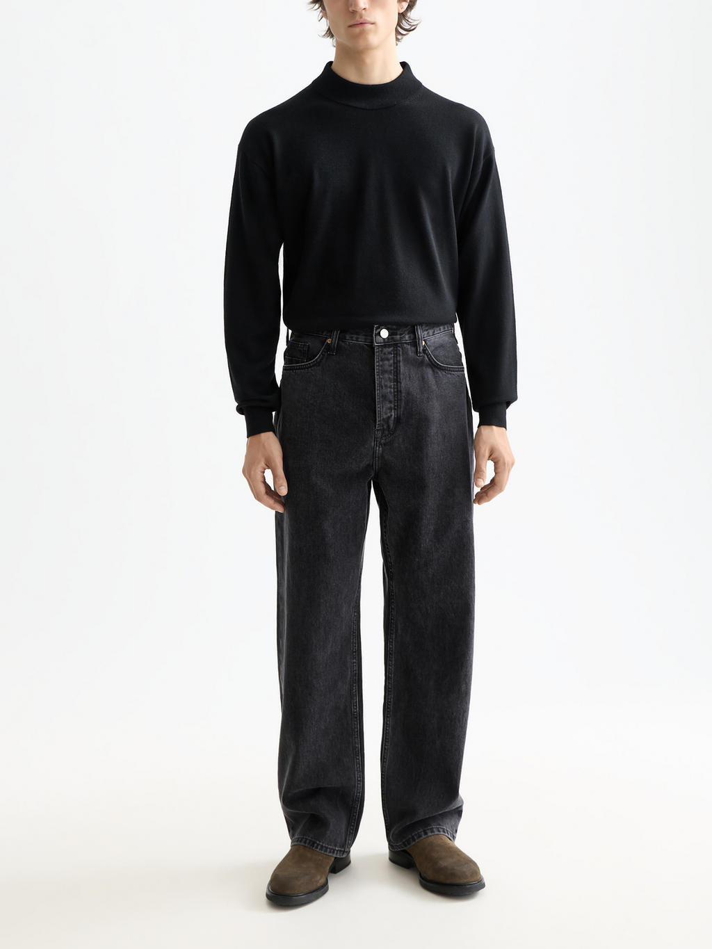 Core The Pitch Loose Fit Jeans — Black Buzz