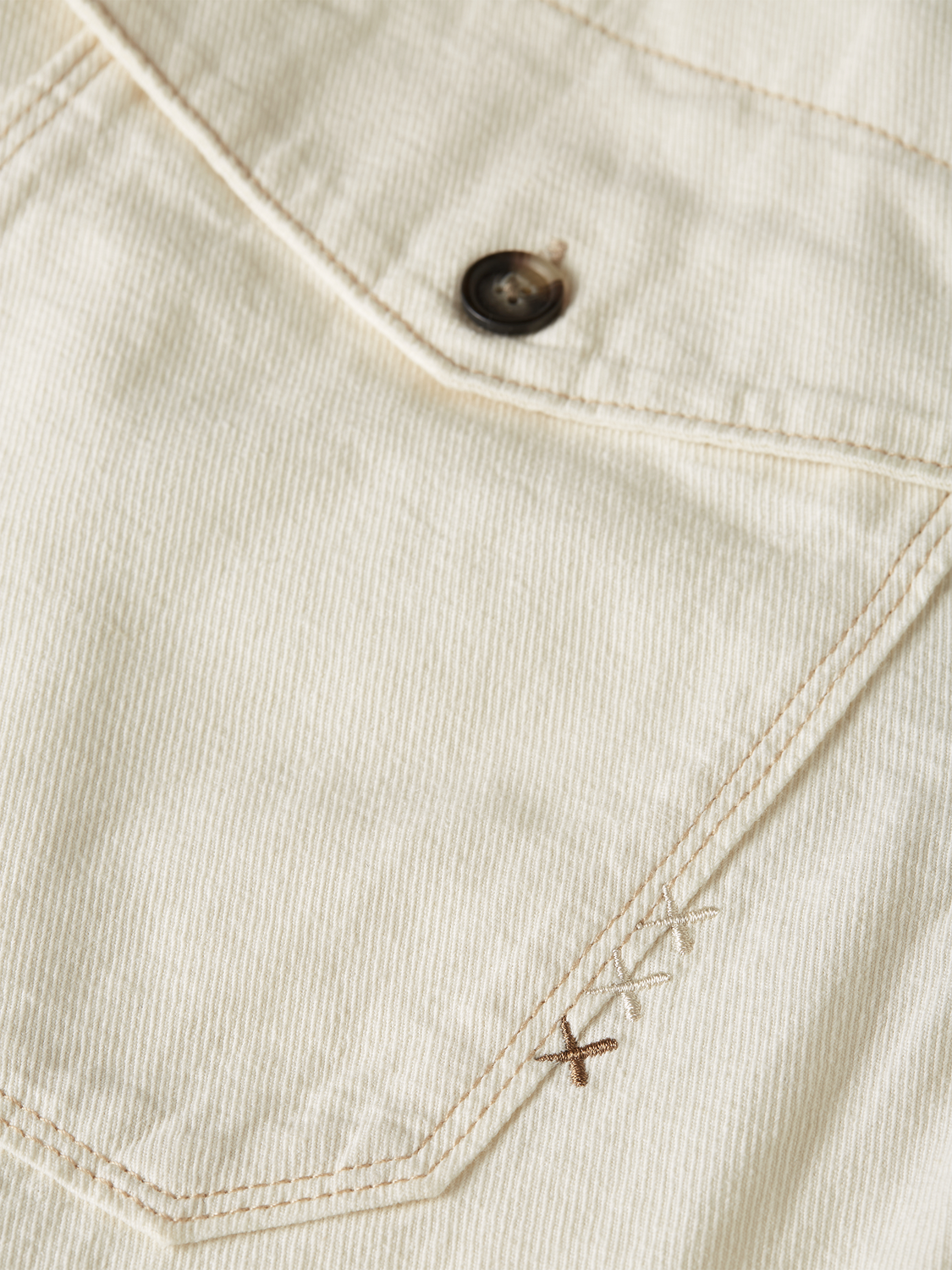 Surchemise en coton et lin