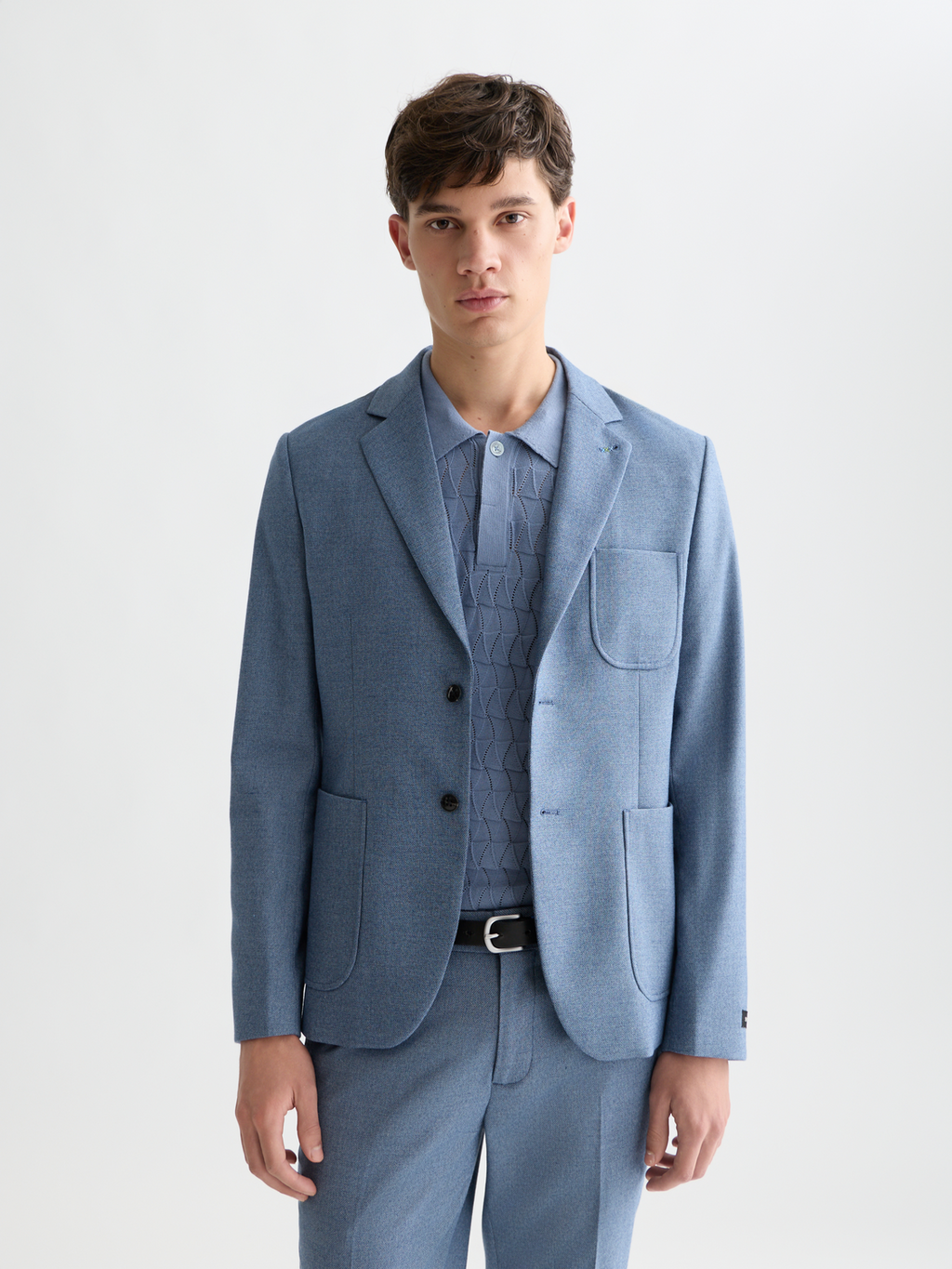 Structured Weave Regularfit Blazer