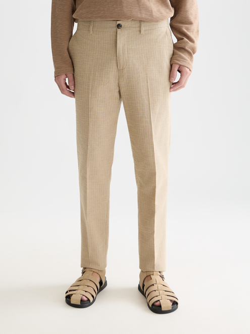 Stuart Slim-Fit Chino aus Leinenmix