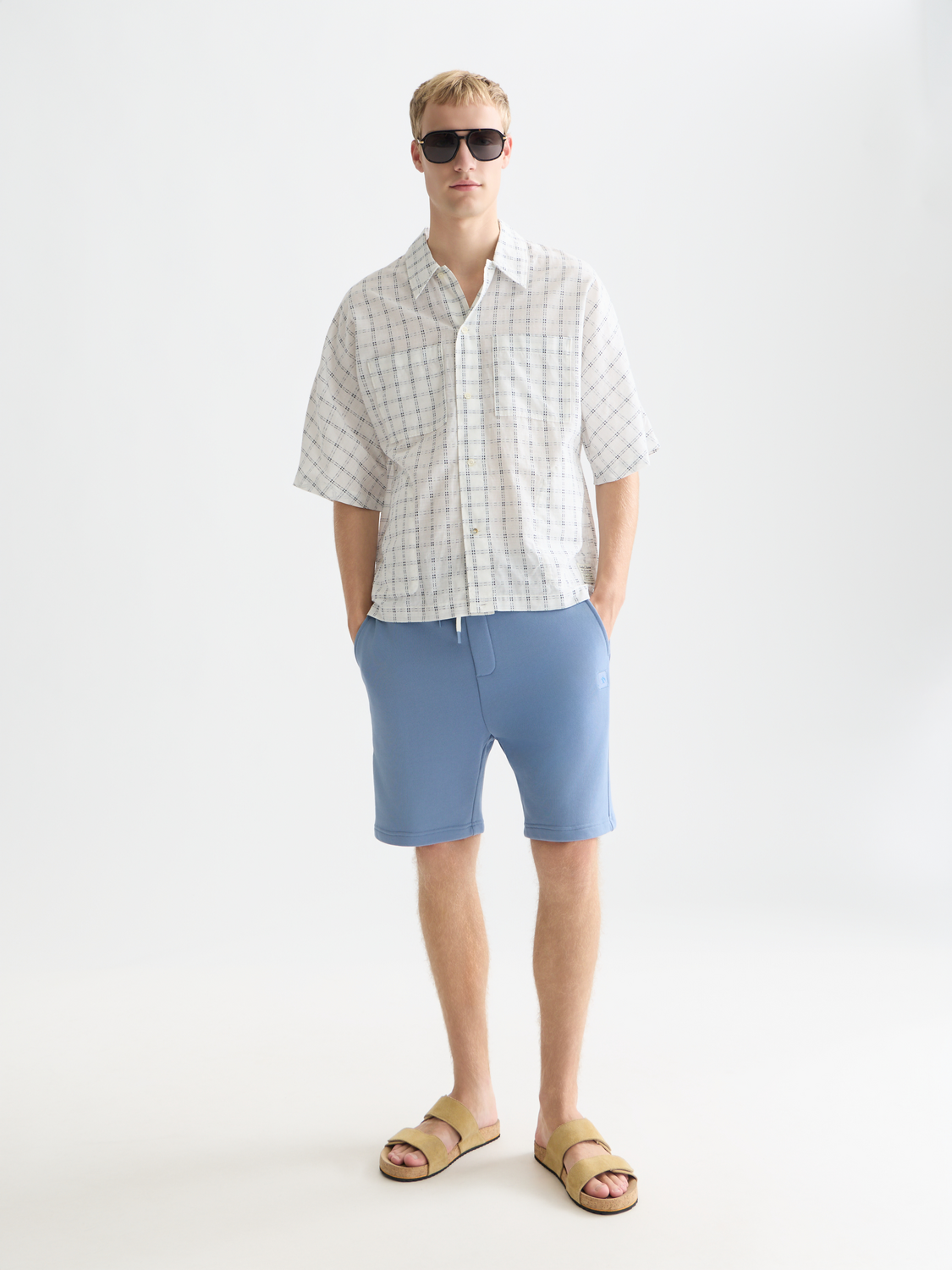 Logo Badge Regular-Fit Sweatshorts