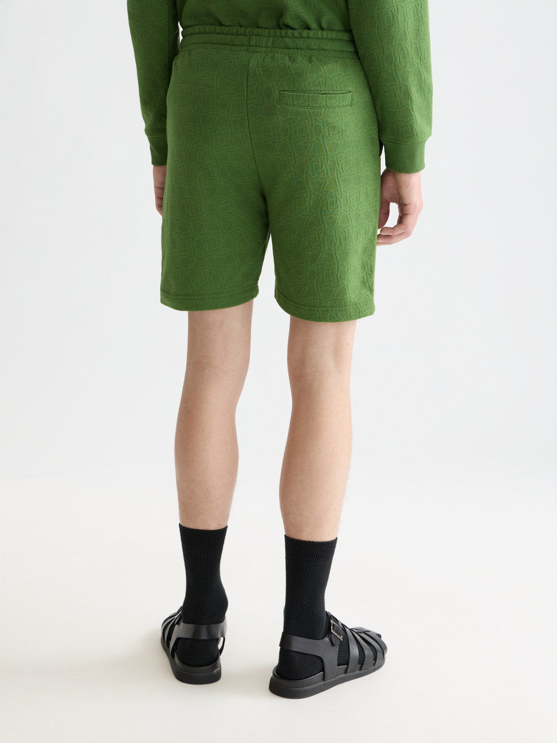 Jacquard Regular-Fit Shorts
