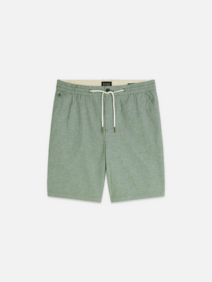Fave Cotton-Linen Yarn-Dyed Regular-Fit Bermuda Shorts