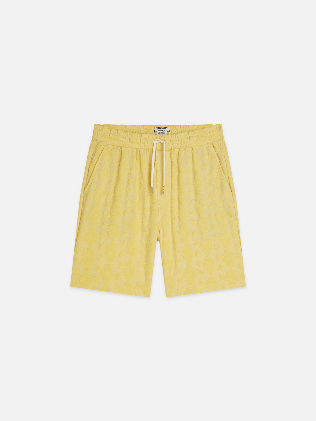 Fave Terry Jacquard Relaxed-Fit Bermuda Shorts