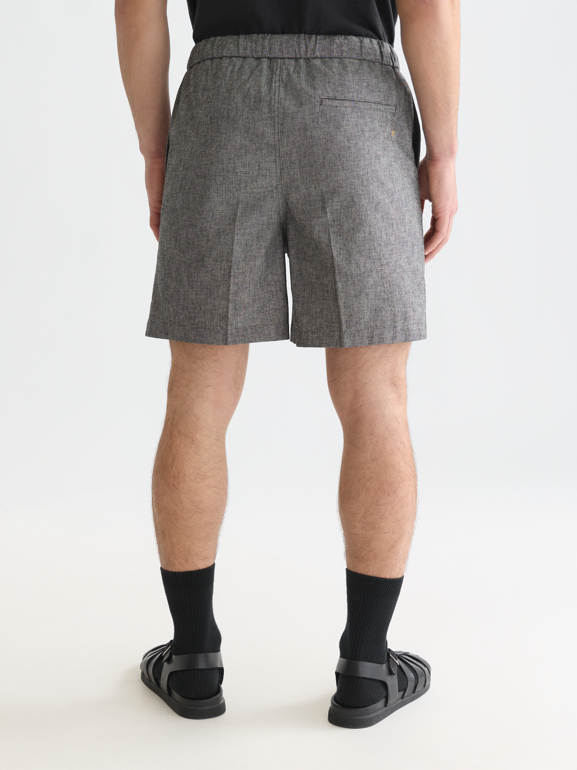 Short Bermuda en lin mélangé sur mesure
