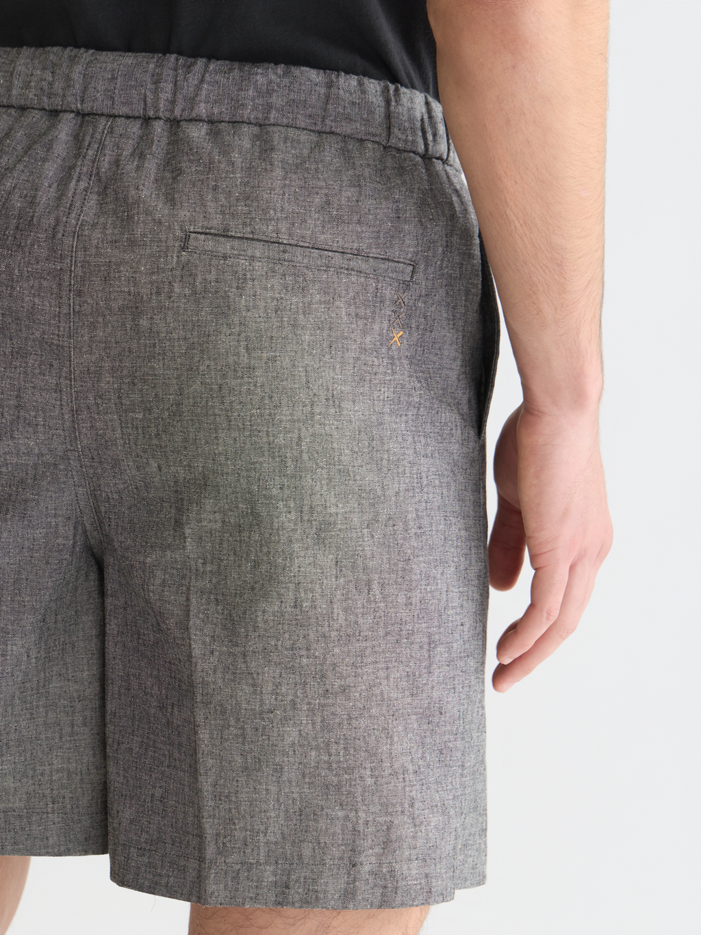 Tailored Linenblend Shortlength Bermuda Shorts