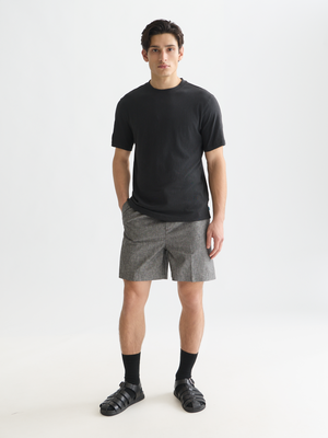 Tailored Linen-Blend Bermuda Shorts