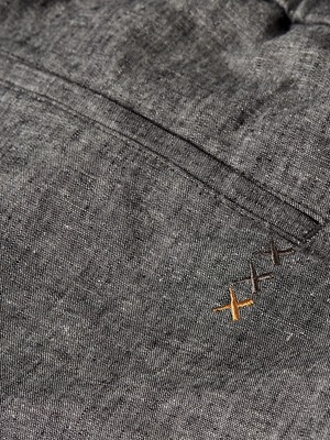 Tailored Linen-Blend Bermuda Shorts