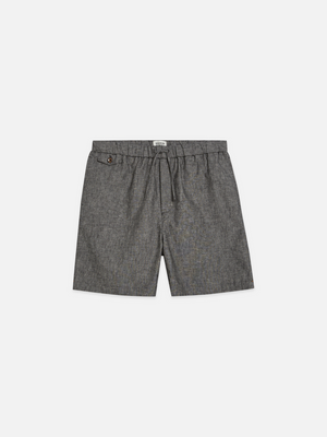 Tailored Linen-Blend Bermuda Shorts