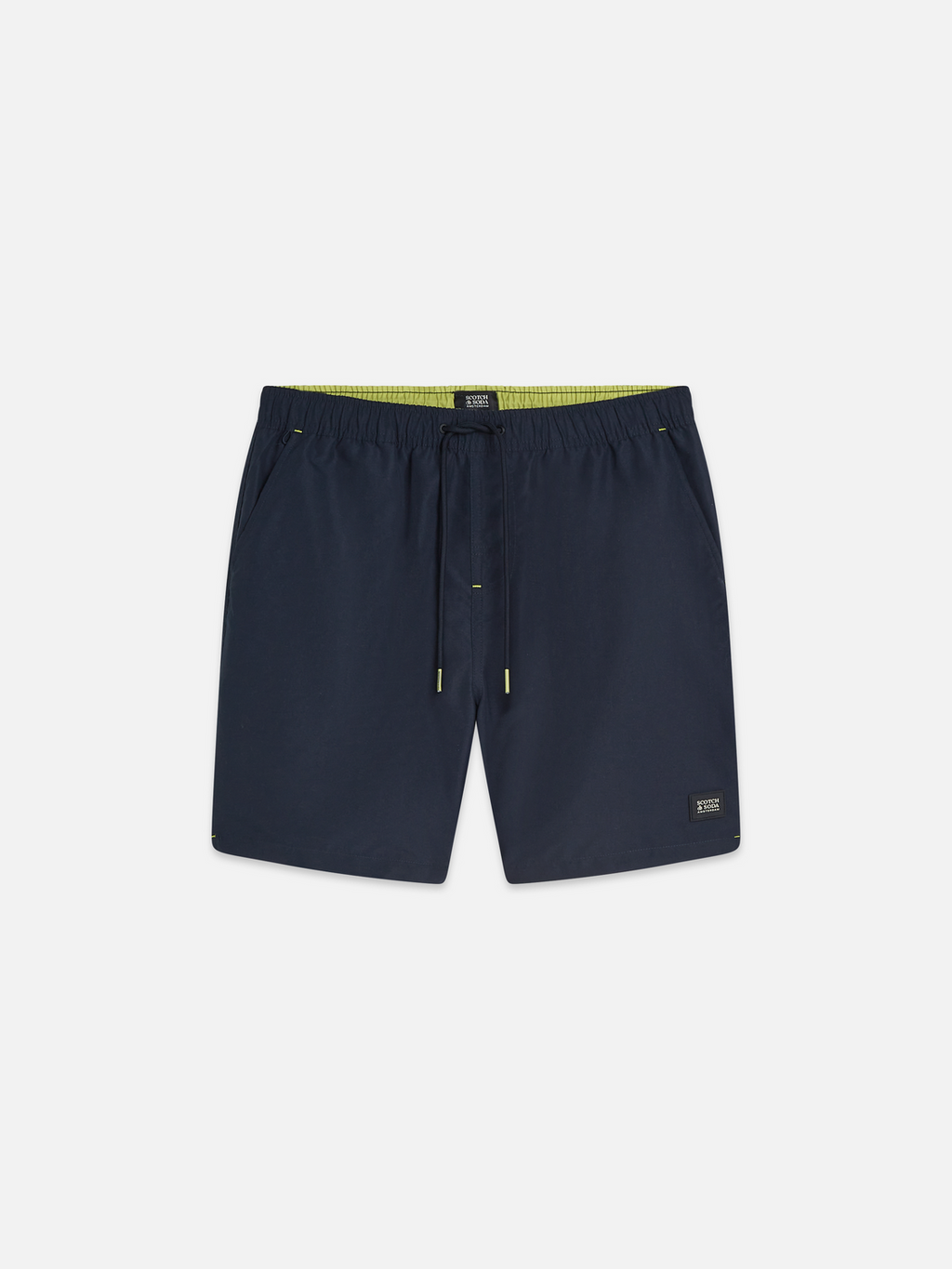 Solid Midlength Swim Shorts