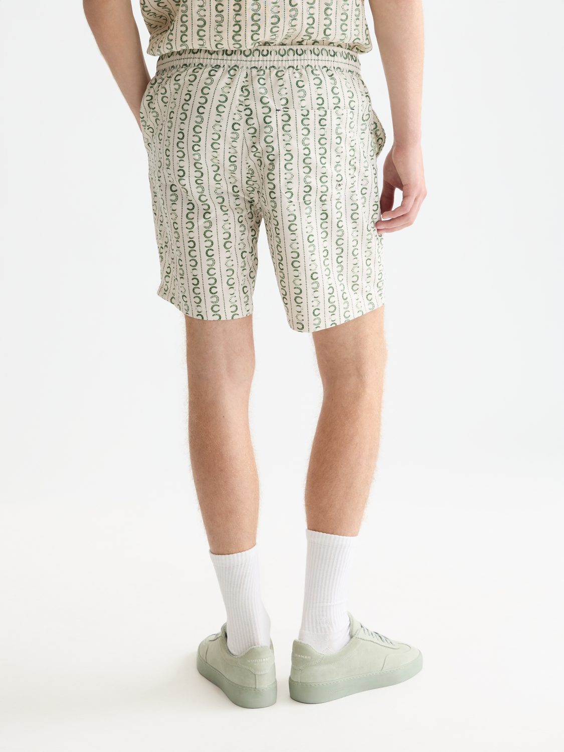 Printed Midlength Swim Shorts