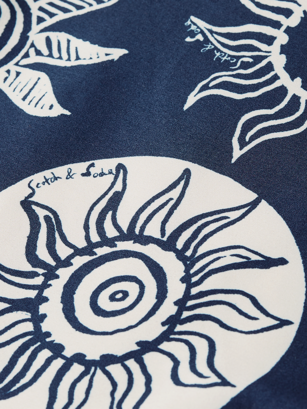 Printed Long-Length Swim Shorts